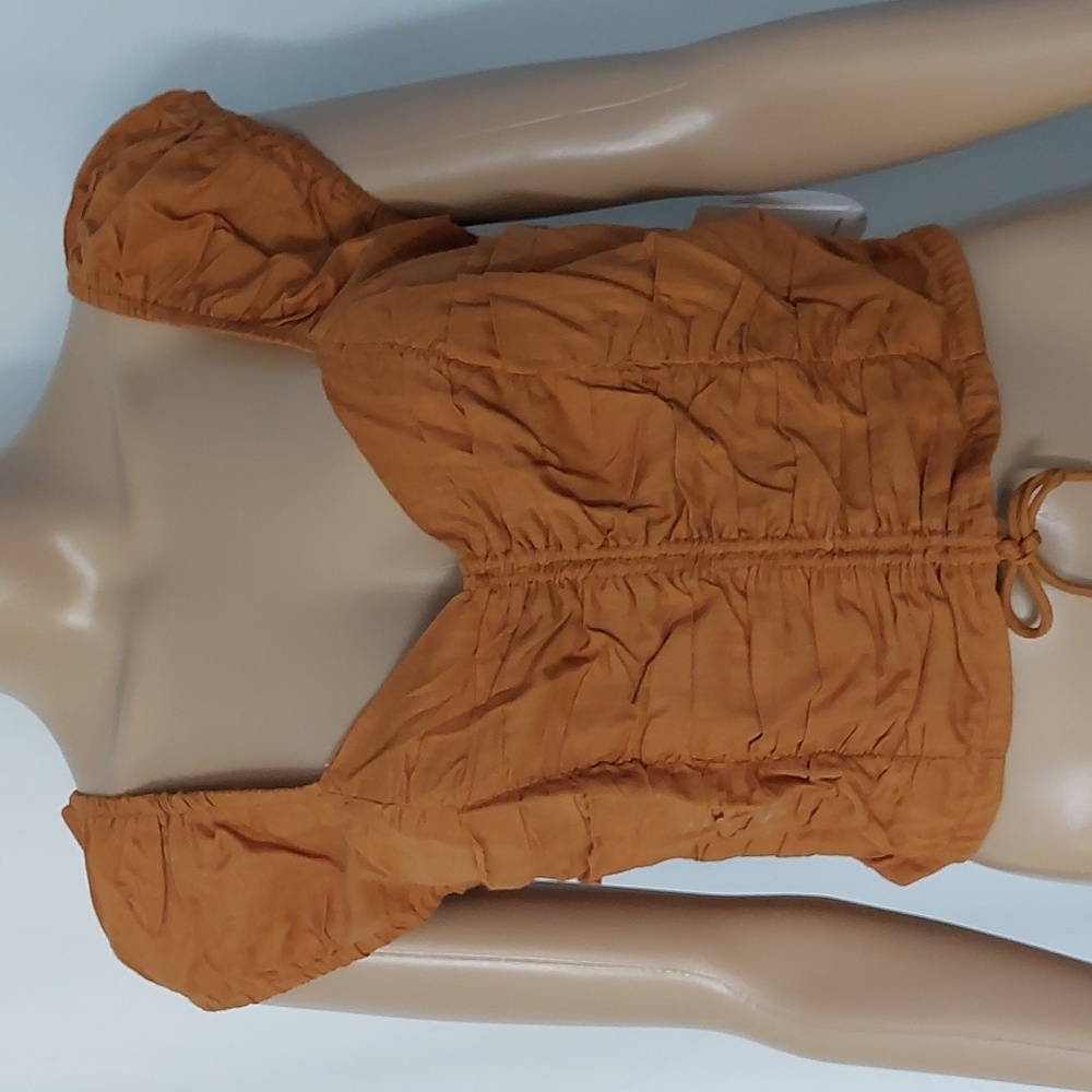 lopra Tan Top Juniors brown size L